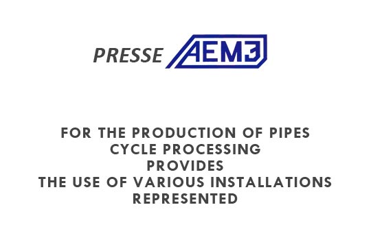 production of pipes - AEM3